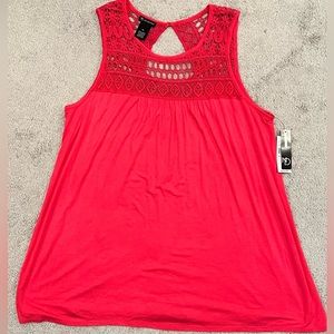 New Directions- NWT - Pink Sleeveless Top Size XL